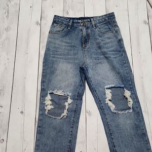 Distressed Womens Jeans size Medium